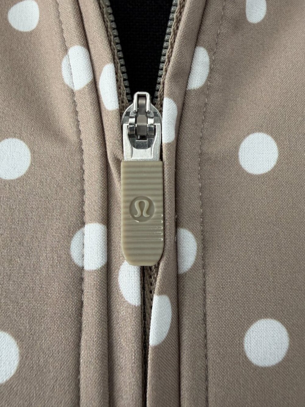 LULULEMON Adapted State Track Jacket Simple White Sheer Oak Polka 6 - Picture 10 of 11